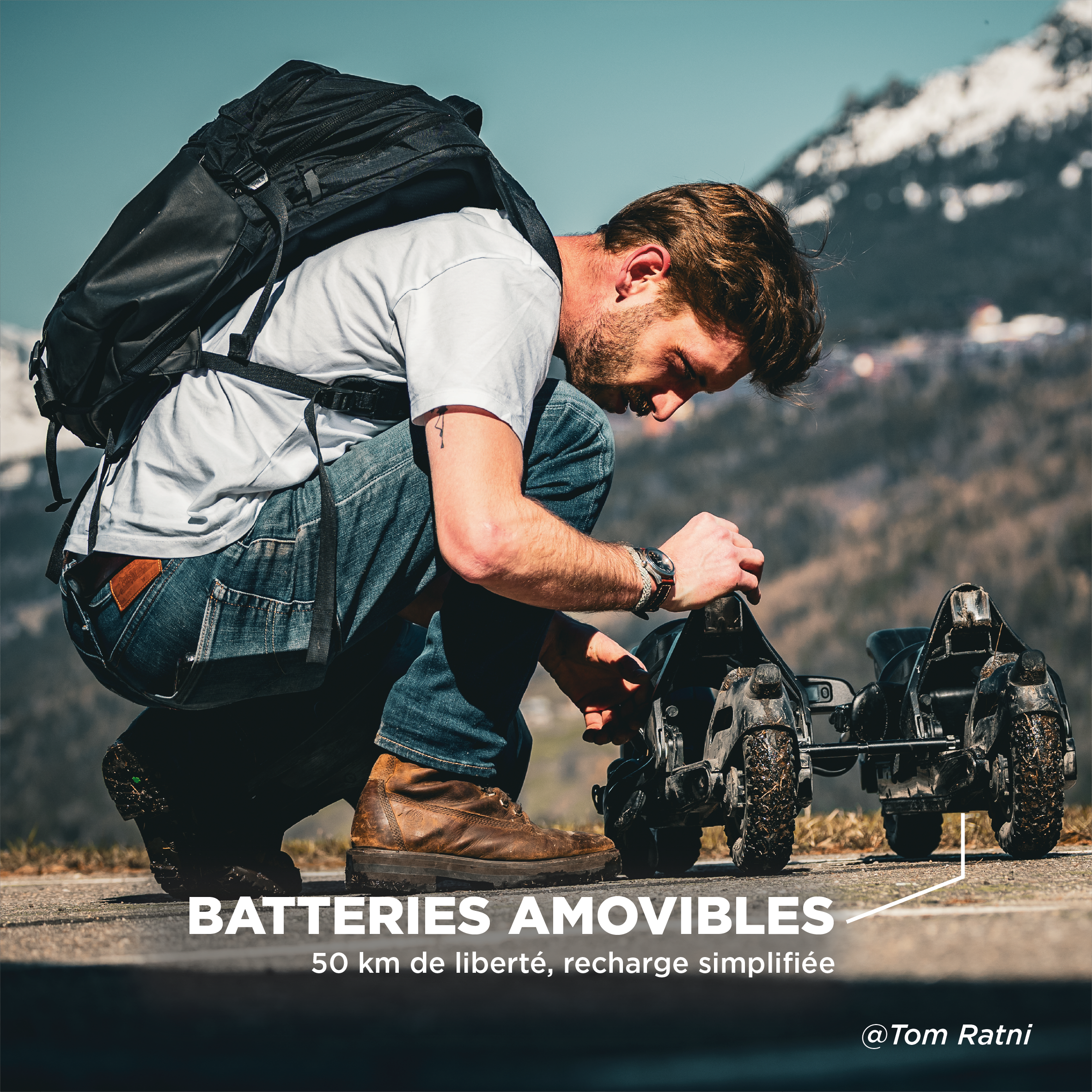 Skwheel One – The urban and all-terrain electric ski