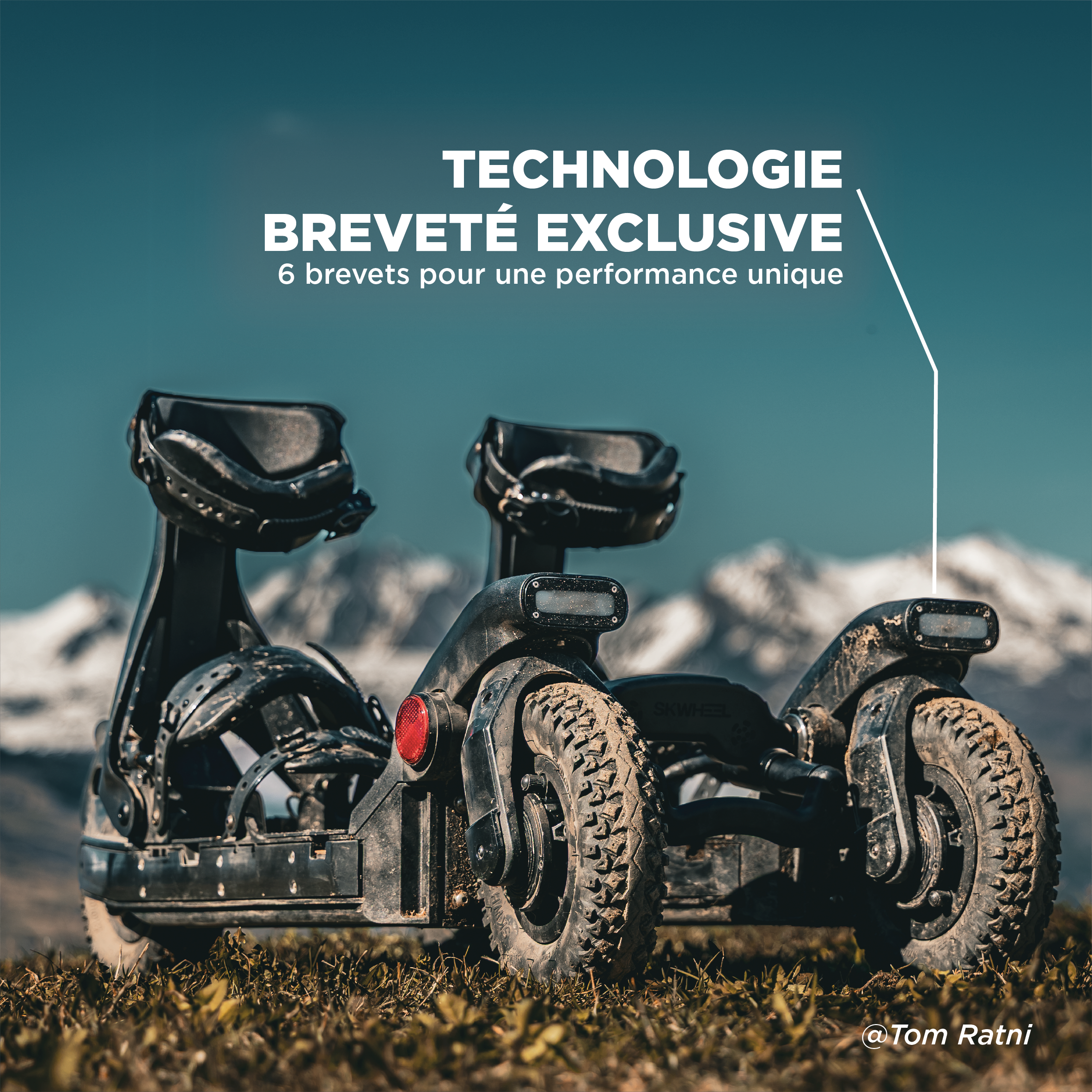 Skwheel One – The urban and all-terrain electric ski