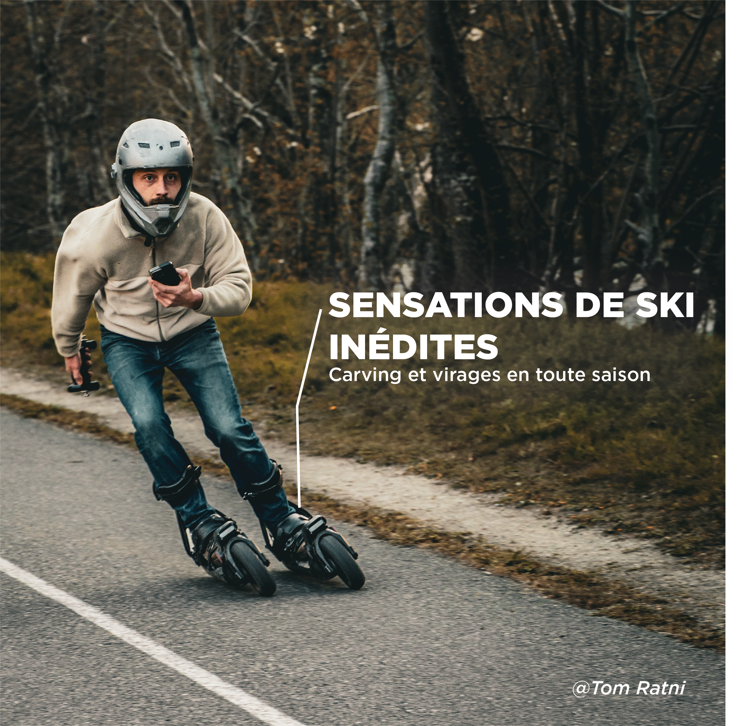 Skwheel One – The urban and all-terrain electric ski